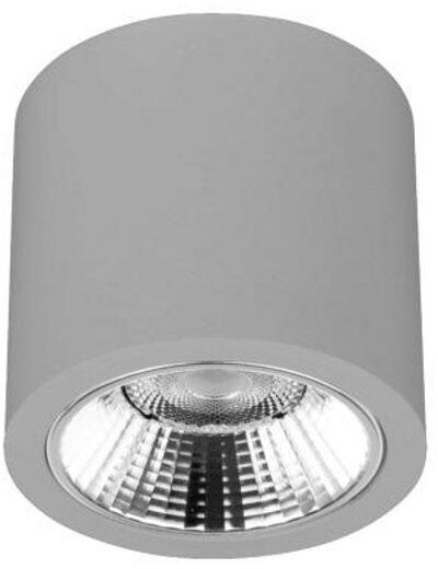 Brumberg APOLLO MIDI LED-Anbaudownlight, 4000 K, 1915 lm, 14,5 W, 55°, schaltbar, rund, silber (43613164)