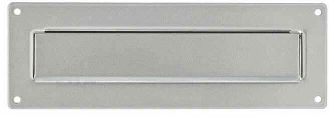 Burg Wächter Porta 796 Si SB Außen-Einwurfblende für Posteinwurf, silber (32480)