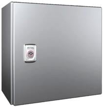 Rittal AX Kompakt-Schaltschrank Edelstahl 1.4301, 1türig, 380x380x210mm (1006000)