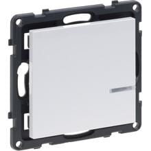 Legrand Seano with Netatmo Batteriebetriebener Wandsender zum Ein-/Ausschalten eines Lichtkreises, inkl. Abdeckung, aweiß (765633)