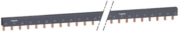Schneider A9XPH357 Phasenschiene Steg 3-Polig, 57TE, ablängbar, 100A