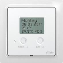 Eltako BUTH55ED12V DC-pm Bus-Uhren-Thermo-Hygrostat mit Display (30055166)
