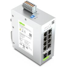 Wago 852-1813 Lean-Managed-Switch, 8-Port, 1000Base-T, 2-Slot 1000Base-SX/LX