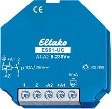 Eltako ES61-UC Stromstoßschalter, 1 Schließer potenzialfrei, 10A, 250V AC (61100501)
