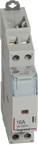Legrand 412521 CX3 Installationsschütz 230V, 16A, 1 Öffner, 1 Schließer, ohne Handschalter