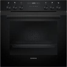 Siemens EEK: A+ Einbau-Herd-Set EQ522KAAB (HE217GBB3 + EA631GNA1E), 60cm breit, 71L, 3D Heißluft, cookControl10, softMove, Rahmenlos aufliegend, Deep black inox