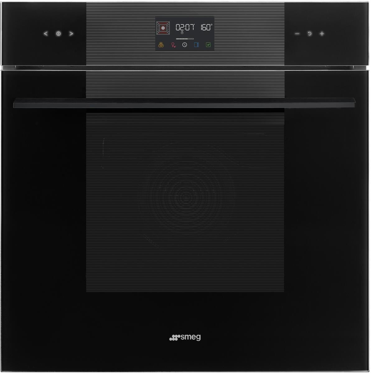 Smeg SOP6102TB3 Einbaubackofen, 60 cm breit, 68 L, PYRO, Pure Black-Glas, schwarz