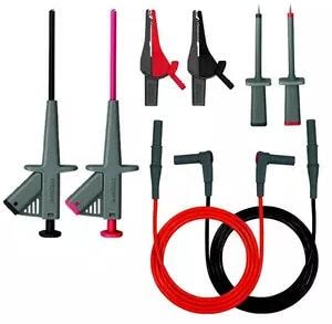 Fluke FTF000370001 Elektroniker-Set, Messleitungsset mit Prüfspitzen und Klemmprüfspitzen 4mm (3313577)