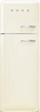 Smeg FAB30LCR6 50"s Style Retro Stand Kühl-Gefrierkombination, 60 cm breit, 294 L, Multiflow, Linksanschlag, creme