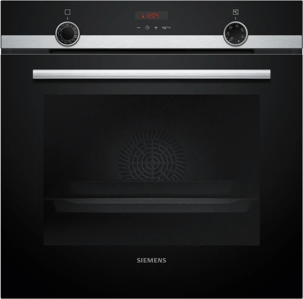 Siemens HQ574AER3 iQ300 A+ Einbau-Backofen mit Dampfunterstützung, 60 cm breit, 71L, ActiveClean, cookControl10, Teleskopauszugssystem, edelstahl
