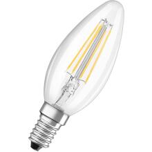 LEDVANCE LED CLASSIC B P 4W 827 FIL CL E14, 470lm, kaltweiß (4099854069291)