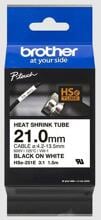 Brother HSE-251E Schrumpfschlauch schwarz/weiß, 21mm, 1,5m (HSE251E)