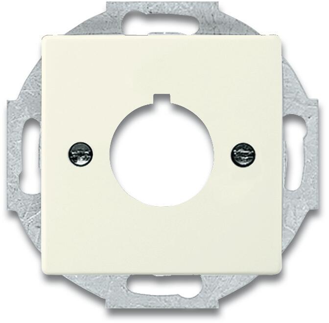 Busch-Jaeger 2533-82 Zentralscheibe mit Tragring, Solo, elfenbeinweiß (2CKA001724A4255)