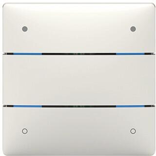 Theben LUXORliving iON4 Tastsensor 4 Tasten, 4 LEDs, Integrierter Temperatursensor, weiß, Smart Home 4800414