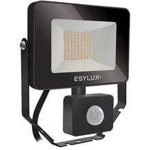 Esylux EL10810930 LED Strahler AFL BASIC LED 10W, 1000lm, 4000K, IP65, schwarz