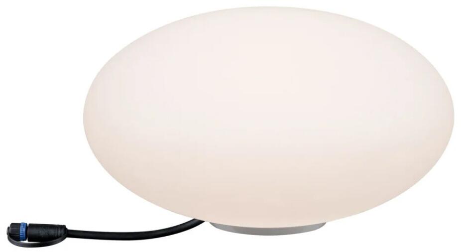Paulmann Plug & Shine LED Lichtobjekt Stone Ø 350mm IP67 3000K 2,8W, weiß (94176)