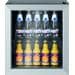 Bomann KSG 7282 Glastür-Kühlschrank, 48l, 43cm breit, stufenlose Temperaturregelung, manuelle Abtauung, schwarz