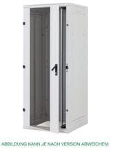 Triton RYA-37-A1 19" Netzwerkschrank 37HE, Glastür, grau 