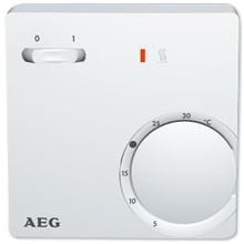 AEG RT601SN Temperaturregler mit thermischer Rückführung, 230V, Aufputz, weiß (223298)