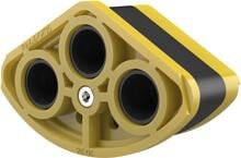 Hauff SEG 3x26 Segmente zum Einbau für Systemdeckel HSI 150-S3, Kabelabdichtung, Technogel, integrierte Drehmomentkontrolle, 20-26 mm (3030300181)