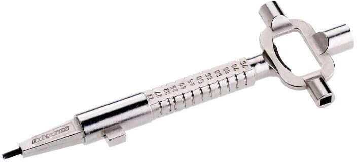 Cimco Neubauten-Schlüssel, Innenvierkant 6-8mm, Außenvierkant 6-10mm, L 195mm (112890)