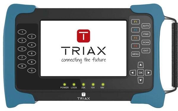 TRIAX UPM1400 Kombi-Pegelmessgerät, DVB-S/-C/-T, TFT, Bildschirm inkl. Tasche (304579)