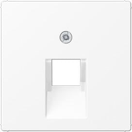 Jung A569-1BFPLUAWWM Abdeckung für IAE/UAE-Anschlussdose, Serie A, schneeweiß matt
