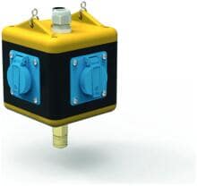 Bals UNI-BLOCK, abhängbar, 4xSCHUKO-Steckdosen, 16A, 230V, IP54, 1xDruckluftanschluss (57119)