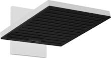 hansgrohe Pulsify E Duschkopf 260 2 Strahlarten wassersparend mit Wandanschluss, Kunststoff, 8 l/min, 260 x 260 mm, Mattweiß (24351700)