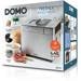 DOMO B3971 Brotbackautomat, 500W, Warmhaltefunktion, Timer, Spender für Nüsse/Früchte, Bräunungseinstellung, 18 Backprogramme, Edelstahl