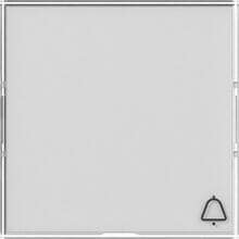 Gira 367900 Wippe mit großem Beschriftungsfeld und Klingelsymbol, 1fach, System 55, Farbneutral