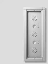 Siedle GA 612-3/1-01 SM Gehäuse-Aufputz für 3 Funktionsmodul, Silber Metallic (210012247-00)