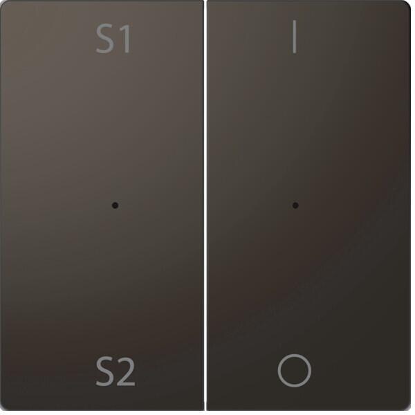 Merten MEG5211-6034 Wippe für Taster-Modul, System Design, 1fach (1/0), anthrazit