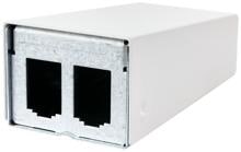 METZ CONNECT Modul AP-Gehäuse 2 Port reinweiß, unbestückt ( 130861-0202-E )