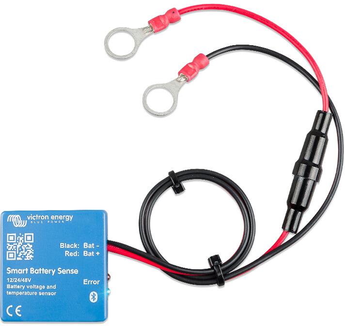 Victron drahtloser Spannungs- und Temperatursensor für MPPT Solar-Ladegeräte, schwarz (SBS050150200)