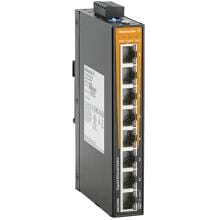 Weidmüller IE-SW-EL08-8GT Netzwerk-Switch, unmanaged, Gigabit Ethernet, 8x RJ45, IP30, -40 °C - 75 °C (2682230000)