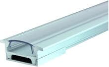 Rutec 68425 Alu-Kragenprofil 23/12K für LED-Stripes bis 18.2mm Breite, LxBxH 2000 x 29.5 x 11.8 mm, aluminium