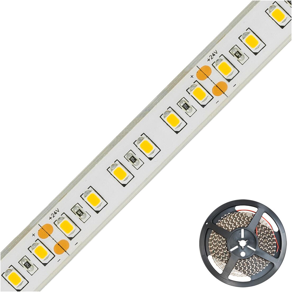 EVN ECO-Serie LED-Strip, IP67, 24V/DC, 14,4W/m, 1220lm/m, 120LED/m, 5m-Rolle, 2700K (STR67241202827)