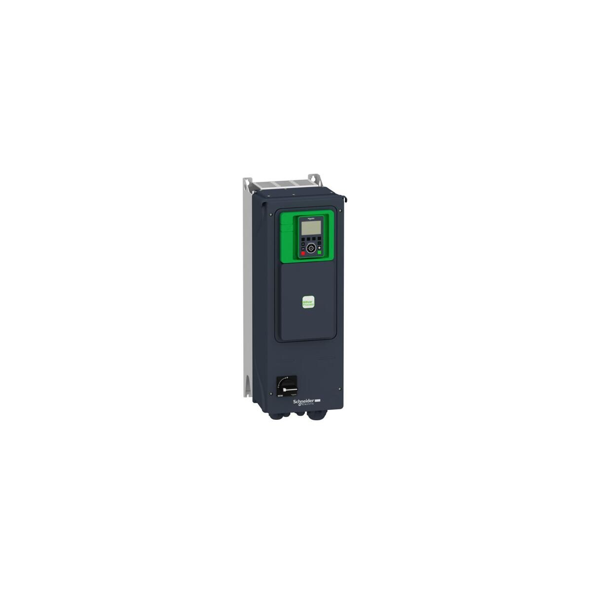 Schneider Electric ATV650 Frequenzumrichter, 7,5kW/10 HP, 380-480V, IP55 mit Hauptschalter (ATV650U75N4E)