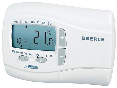 Eberle INSTAT + 2r Uhrenthermostat 2-Draht Anschluss (053710291900)