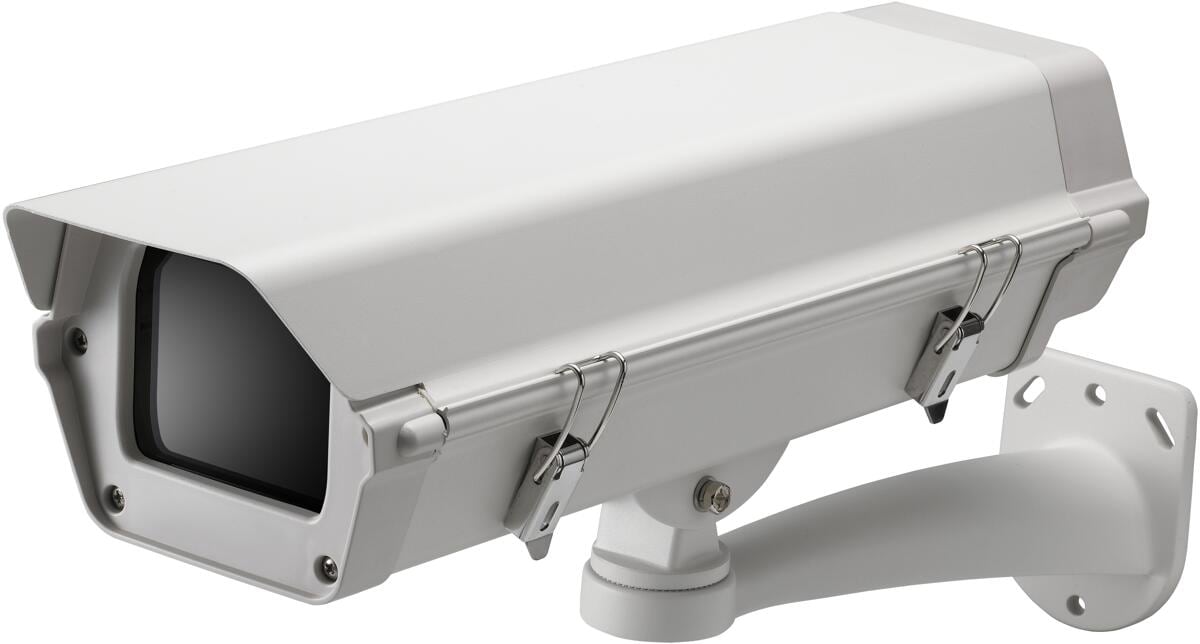 Hanwha Vision Innengehäuse für fest installierte Kamera, Seite offen, für Netzwerk-/Analogkameras, elfenbein (SHB-4200)