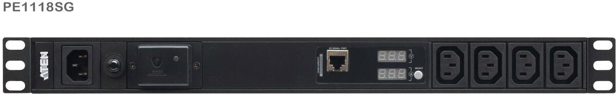 ATEN PE1118SG Basic PDU 19" 1HE, 10A, 18x C13, Messfunktion (PE1118SG)