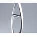 Paul Neuhaus LED Stehleuchte, stahlfarben, geschwungene Form, dimmbar, modern, design, 22W, 2700lm (9140-55)