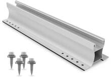 K2 Systems RK2 MiniRail 60 Set, Kurzschiene, Aluminium, silber (2004596)