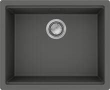 hansgrohe S53 S530-U500 Unterbauspüle 500 mit manueller Ablaufgarnitur, SilicaTec, steingrau (43458290)
