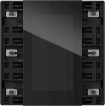 Gira Tastsens.4.55 Plus 1f/3f KNX  Schwarz (5015050)