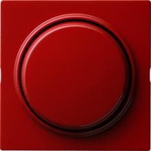 Taster 10 A 250 V~ mit Abdeckung und senkrecht stehender Wippe Wechsler 1polig, S-Color, rot, Gira 013043