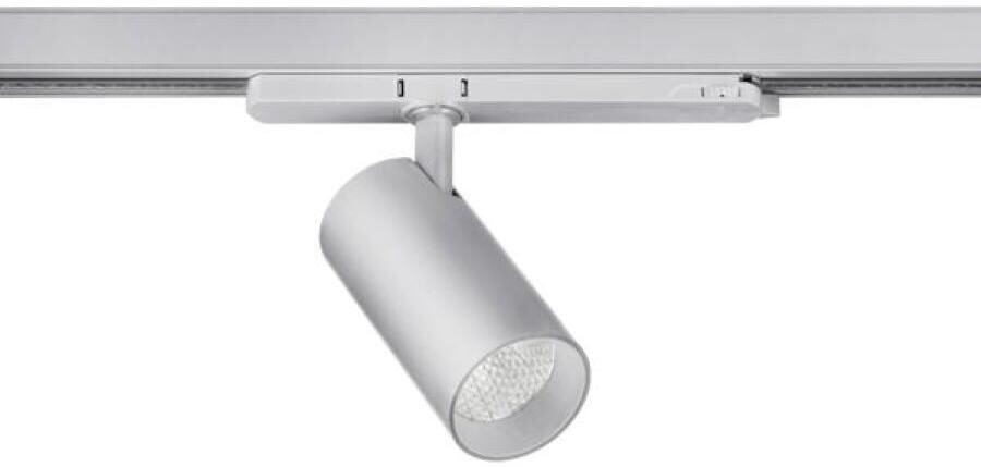 Brumberg TRAXX MICR LED-Schienenstrahler, 230 V AC, 50 Hz, 9,4 W, 60°, 3.500 K, CRI > 90, rund, silber (88696165)