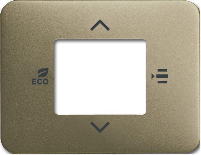 Busch-Jaeger 6109/03-260 Zentralscheibe alpha, für Raumtemperaturregler, palladium (2CKA006155A0039)