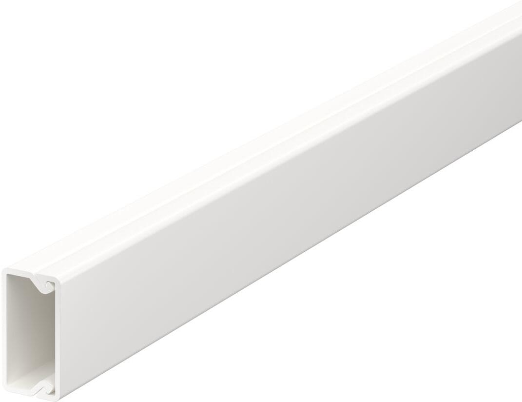 OBO Bettermann WDKH-10020RW Wand- und Deckenkanal, halogenfrei, 10x20x2000mm, PC/ABS, reinweiß (6175375)